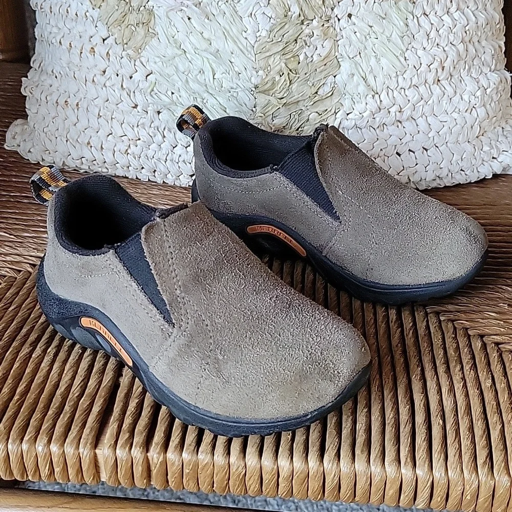 Merrell brown suede jungle mocs, size 11.0 M